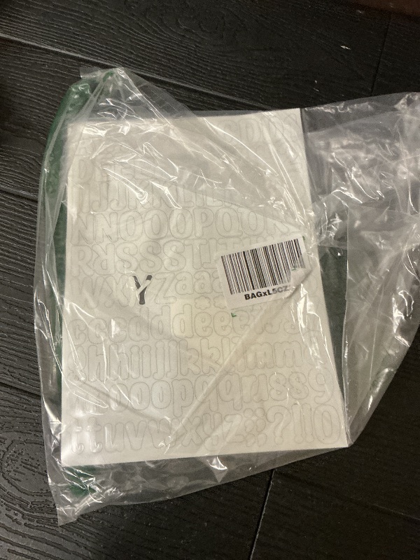 Photo 1 of 126 Glow in The Dark Letter & Numbers Stickers - 1 Inch Waterproof Luminous Alphabet Self Adhesive Vinyl for Laptop, Scrapbooking, Art Projects, School Supplies, Mailbox Signs (White)