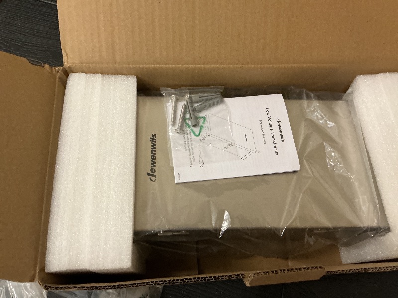 Photo 1 of DEWENWILS 300W Wi-Fi Low Voltage Landscape Transformer with 3 Zones, 2.4GHz Smart Low Voltage Transformer, 120V AC to 12V/14V AC, Landscape Lighting Transformer for Outdoor Lights, LED Lights