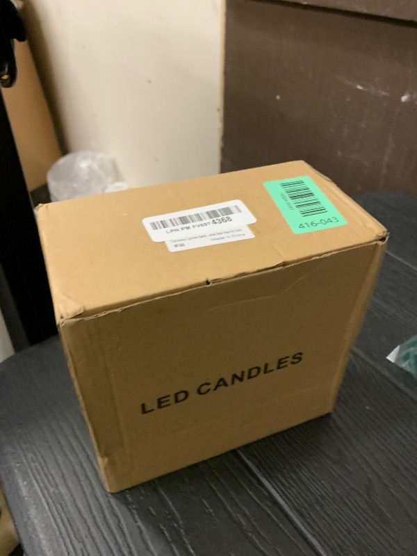 Photo 1 of 2Pack Christmas LED Flickering Flameless Candles, Battery Operated Wax Candles with Timer Remote, Flameless Pillar Candles with Forest Deer Decal for Home Decorations Christmas Gifts [Gold, 3"X6"]