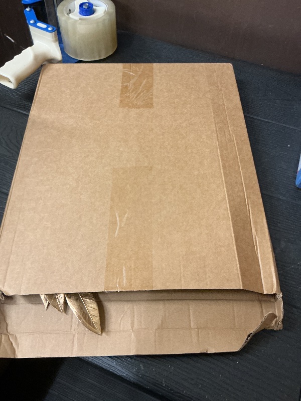 Photo 1 of 32'' Faux Gold Bay Christmas Swags for Decorating Artificial Gold Bay Leaf Swag Wreath Decoration Christmas Mailbox Garland for Xmas Holiday Decor Home Indoor Outdoor