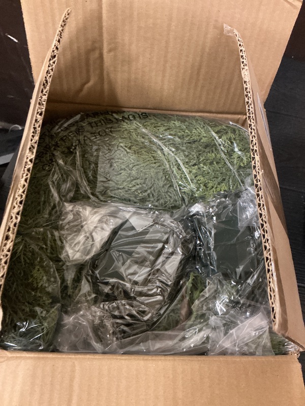 Photo 1 of 2PCS 9FT Christmas Cedar Garland with 100 Led Lights, Full 240 Pine Branches, Realistic Garland Artificial Greenery for Fireplace,Wall Indoor Outdoor Decorations