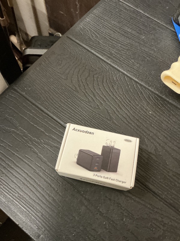 Photo 1 of [2 Pack] USB C Charger Block 160W, 3-Port GaN Super Fast Charger, Dual 65W Type C Charging Block, Foldable QC3.0 Laptop Fast Charging Adapter for MacBook, iPhone, Samsung, Galaxy, iPad, Android, Black