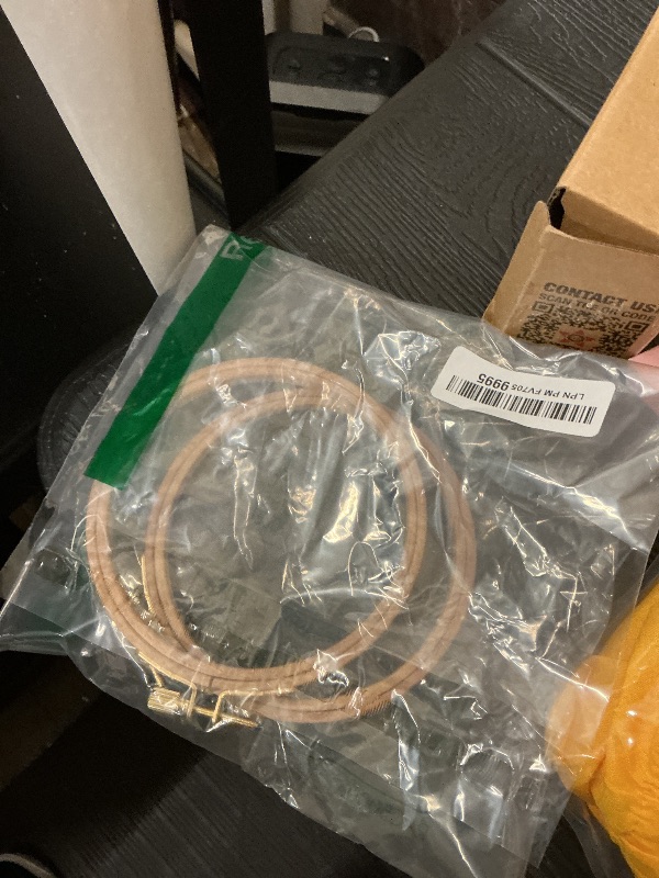 Photo 1 of 2 Pack 5 Inch Embroidery Hoop, Guofa 13CM Beech Wood Cross Stitch Hoops, Hanging Embroidery Frame Hoop for Decoration