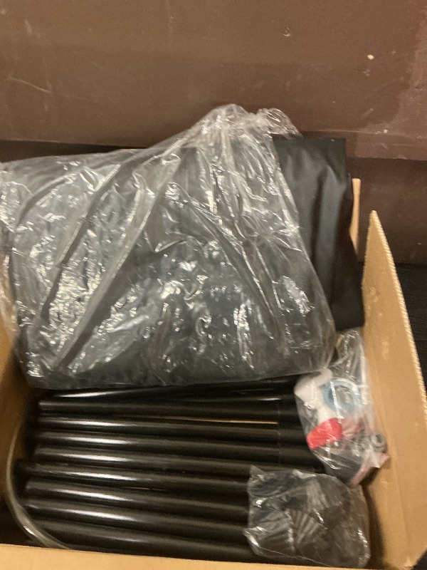 Photo 1 of Collapsible Rain Barrel Water Collection System - 100 Gallon Portable Water Storage Tank,Foldable Rainwater Collect System Downspout, Water Catcher Container with Filter, Spigots?Overflow Kit,Black