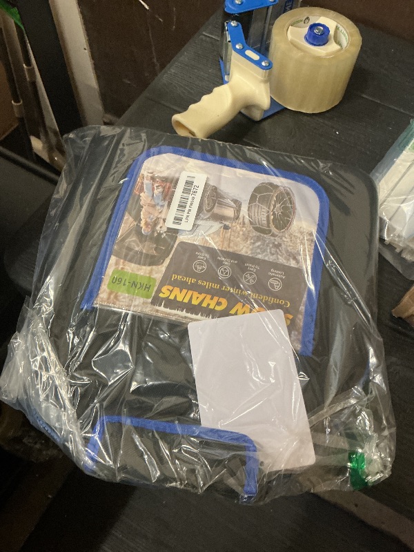 Photo 1 of Auto-Trac Snow Chains for Car Tires Passenger Emergency Tire Chains for SUV and Car, Set of 2