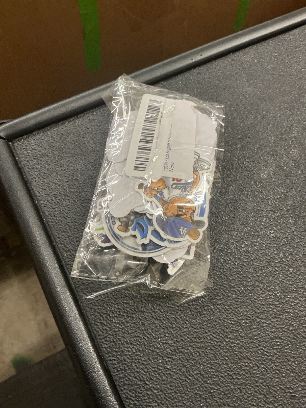 Photo 1 of 100 Pcs Los Angeles American Vinyl Dodgers Stickers Pack Baseball Stickers for Water Bottle, Laptop, Bicycle, Computer, Motorcycle, Travel Case, Car Decal Decoration Sticker