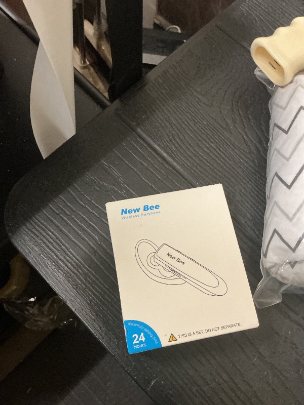 Photo 1 of [2 Pack] Bluetooth Earpiece Wireless Handsfree Headset V5.0 24 Hrs Driving with Mic 60 Days Standby Bluetooth Headset for iPhone Android Samsung Driver