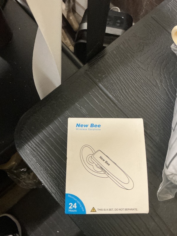 Photo 1 of [2 Pack] Bluetooth Earpiece Wireless Handsfree Headset V5.0 24 Hrs Driving with Mic 60 Days Standby Bluetooth Headset for iPhone Android Samsung Driver