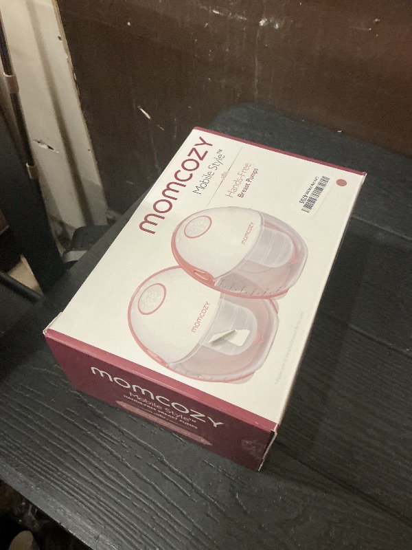 Photo 1 of Momcozy Breast Pump Hands Free Mobile Style | M6, Wearable Breastfeeding Pump Ideal Rhythm for More Milk, DoubleFit Flange More Fit & Discreet with 3 Modes & 9 Levels, 24mm - 2 Pack Cozy Red