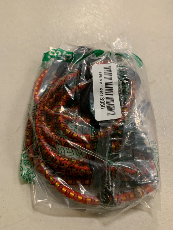Photo 1 of 12" Elastic Bungee Cords with Hooks: 10 Pcs Bungee Cords Heavy Duty Outdoor, Bungie Cord Bundle Assortment with Metal Hook, Bungee Straps for Kayaking, Camping, Garage Storage