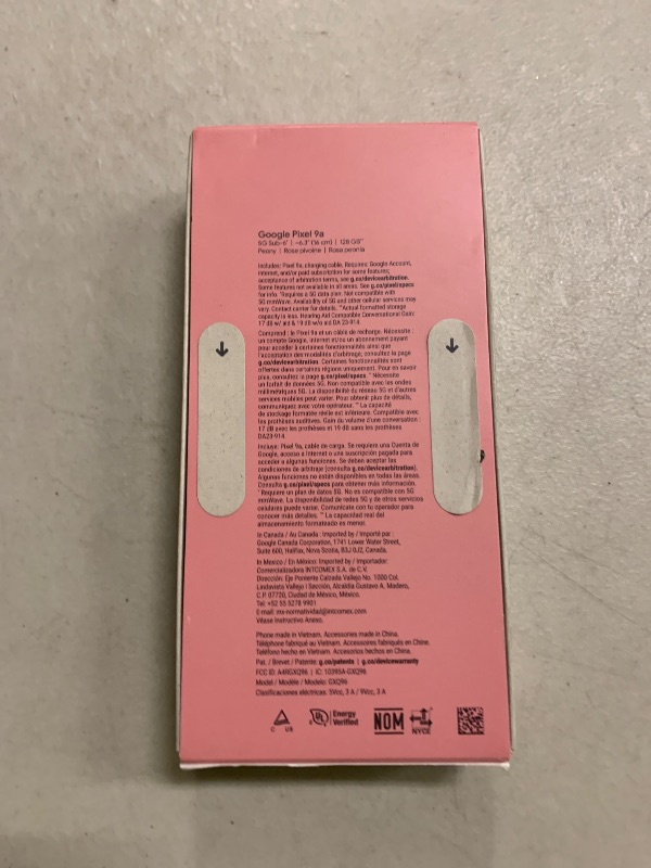 Photo 1 of Google Pixel 9a with Gemini - Unlocked Android Smartphone with Incredible Camera and AI Photo Editing, All-Day Battery, and Powerful Security - Peony - 128 GB