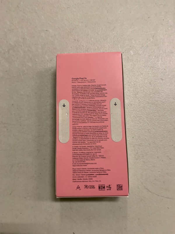 Photo 1 of Google Pixel 9a with Gemini - Unlocked Android Smartphone with Incredible Camera and AI Photo Editing, All-Day Battery, and Powerful Security - Peony - 128 GB