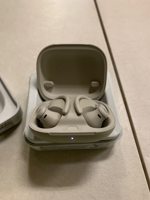 Photo 1 of Beats Powerbeats Pro 2 - Wireless Noise Cancelling Workout Earbuds with Secure- Fit Earhooks, Up to 45-Hour Battery with Charging Case, Sweat & Water Resistant, Heart Rate Monitoring - Quick Sand