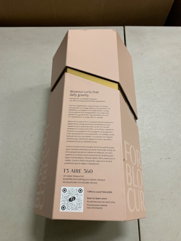 Photo 1 of T3 Aire 360 Multi-Styler & Blowout System with Luxe Carrying Case, Rapid Drying Hair Dryer, Ceramic Curling Attachments, Oval Brush & Drying Concentrator | Blowouts & Long-Lasting Curls