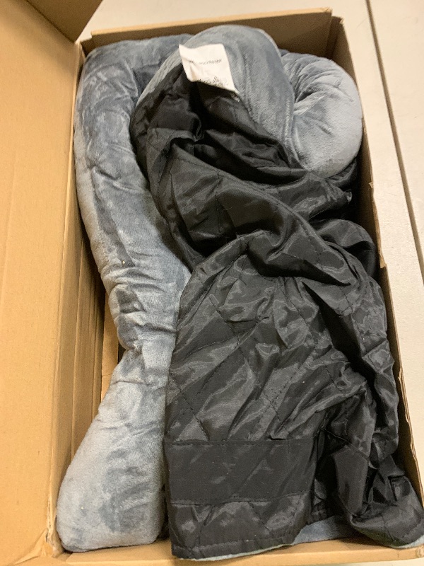 Photo 1 of [Ready to Gift] PURRHOUSE Cat Window Perch with Cushion Bolster and Cool Pad, Cat Hammocks for Windows with Wood & Robust Metal Frame for Large Cats, Beds for Windowsill, Bedside and Cabinet,24''W