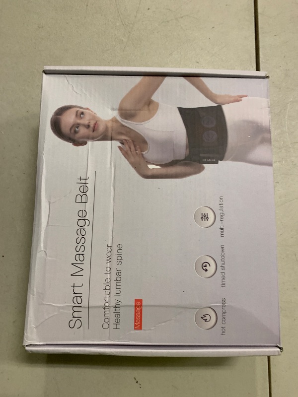 Photo 1 of Cordless Heating Pad with Massager,Rechargeable Back Warmer for Back Pain and Period Cramps Relief,Auto Shut Off,Great Christmas Gift for Mens,Ideal White Elephant Mens Gifts for Family or Friends