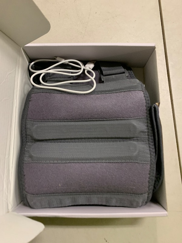 Photo 1 of Cordless Heating Pad with Massager,Rechargeable Back Warmer for Back Pain and Period Cramps Relief,Auto Shut Off,Great Christmas Gift for Mens,Ideal White Elephant Mens Gifts for Family or Friends