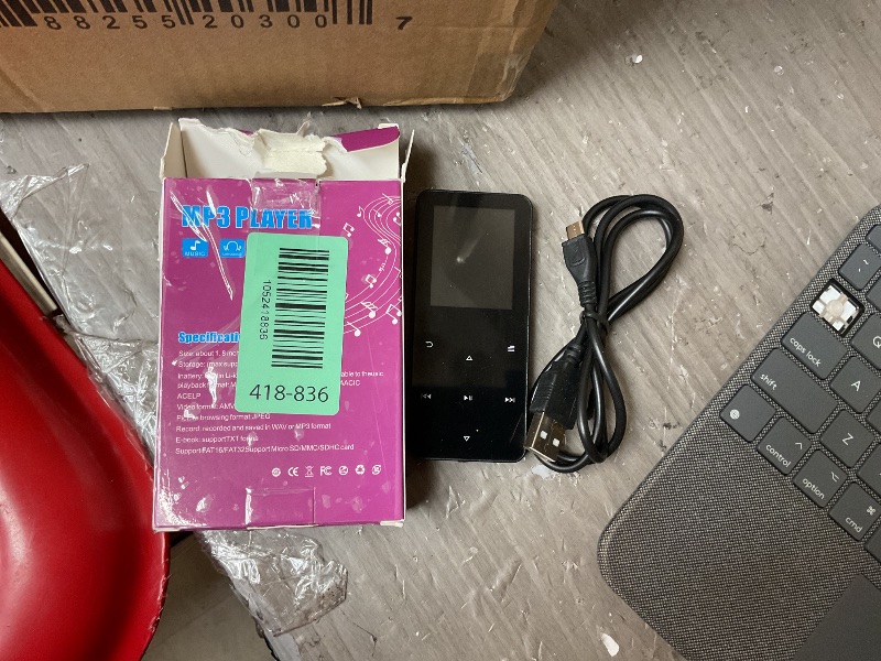 Photo 1 of 144GB MP3 Player with Bluetooth 5.2, Music Player with Built-in HD Speaker, FM Radio, Voice Recorder, HiFi Sound, E-Book, Earphones Included