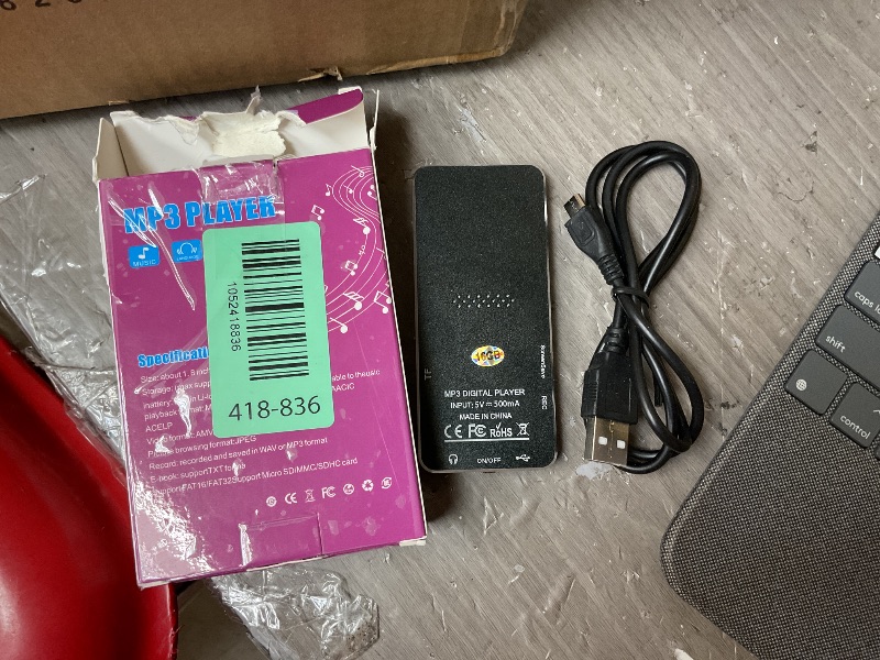 Photo 1 of 144GB MP3 Player with Bluetooth 5.2, Music Player with Built-in HD Speaker, FM Radio, Voice Recorder, HiFi Sound, E-Book, Earphones Included