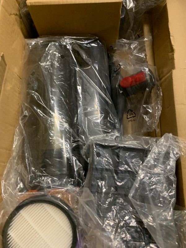 Photo 1 of **USED, INCOMPLETE** RENDOW Cordless Vacuum Cleaner, 500W 50KPA 60Mins Vacuum Cleaners for Home, Self-Standing Stick Vacuums with LED Display, Anti-Tangle, Lightweight, Rechargeable Wireless Vacumm for Pet Hair Carpet Floor