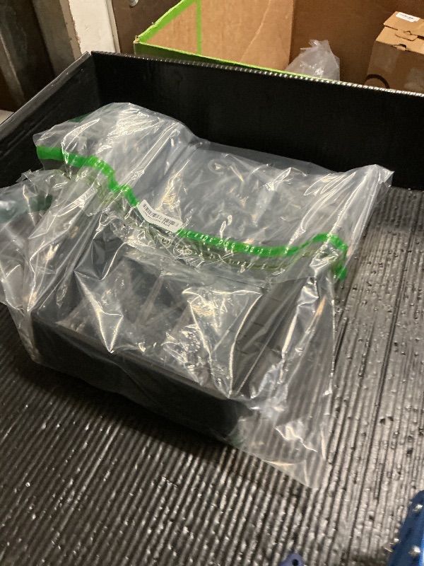 Photo 1 of 4 Pack Gutter Downspout Splash Block, 12” Extra-Wide Gutter Downspout Extensions for Water Drainage, No-Install Design Down Spout Extender, Fixable Downspout Extender with 8 Fixing PP Nails, Black