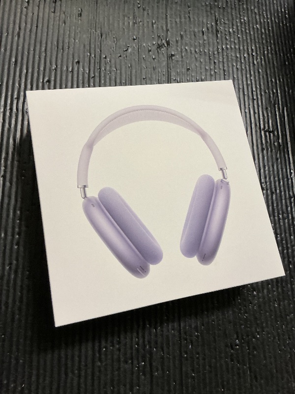 Photo 1 of Apple AirPods Max Wireless Over-Ear Headphones, Pro-Level Active Noise Cancellation, Transparency Mode, Personalized Spatial Audio, USB-C Charging, Bluetooth Headphones for iPhone - Purple