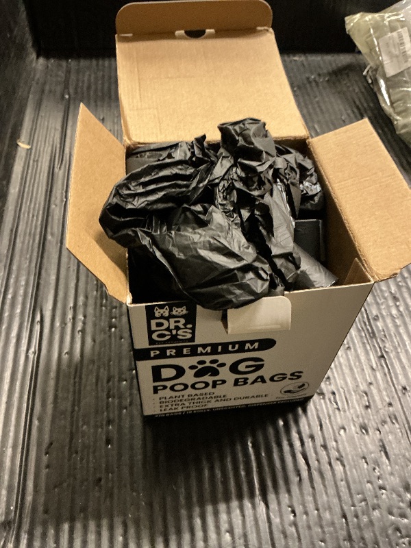 Photo 1 of 100% Certified Compostable Dog Poop Bags - Dr. C's Premium Dog Poop Bags - 270 Bags / 18 Rolls, Extra thick, Leak Proof, Unscented, Plant Based and Earth Friendly, Dispenser Included, USA Owned