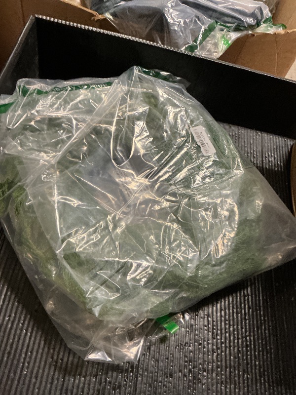 Photo 1 of 24" Lighted Norfolk Pine Wreath, Thick and Soft, Timer and 8 Modes, Artificial Christmas Wreaths for Front Door 50 LED 70 Pine Branches Christmas Door Wreath for Wall Window Indoor Outdoor Home Decor