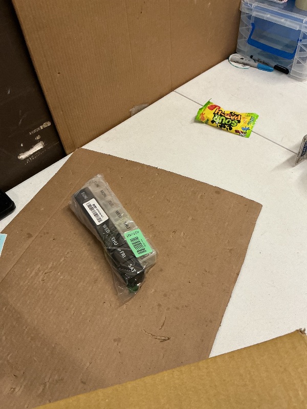 Photo 1 of 2 Pack Weekly Pill Organizer, Large 7 Day Pill Case, Daily Vitamin Case Medicine Box, AM/PM Pill Containers for Medicine Supplements Fish Oil?White & Black?