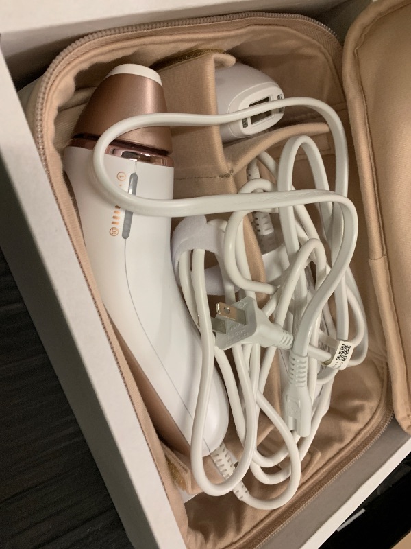 Photo 1 of Braun Smart IPL, Skin i·Expert Pro 7: at Home Laser Hair Removal, Permanent Visible Hair Reduction, Vanity Case, Venus Razor, 3 Smart Heads, IPL7243