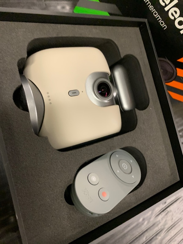 Photo 1 of XbotGo Chameleon AI Auto Sports Action Camera - 4K 60FPS Soccer Camera and Basketball Tracking Camera for Team Sports, Live Streaming, No Subscription, Works with iOS & Android (Pearl Grey)