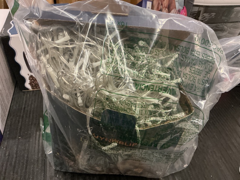 Photo 1 of Christmas Lights String Outdoor Indoor, Xmas Tree Decorations Lights, Plug in Twinkle Fairy Light with Remote Timer Dimmable for Room Yard Holiday Party Wedding Decor (Cold White, 403FT 1200 LED)