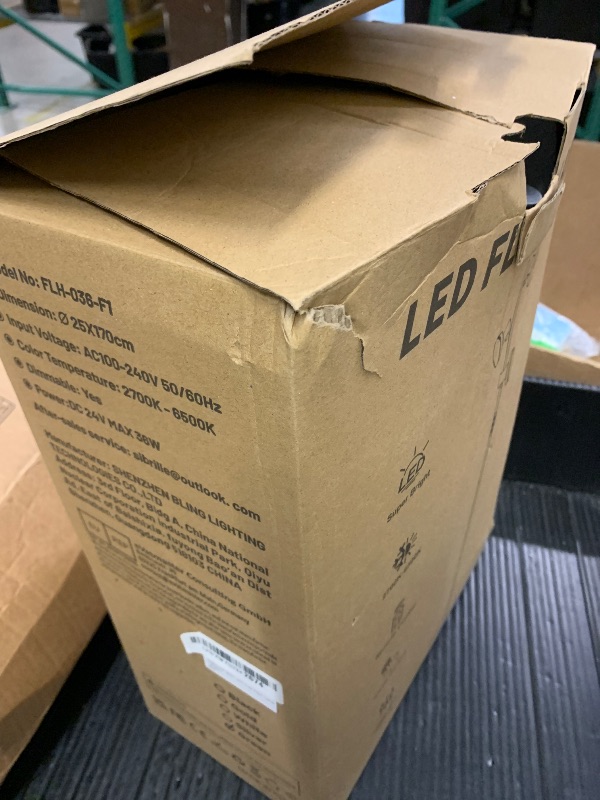 Photo 1 of SIBRILLE 36W LED Tree Floor Lamp, Modern Dimmable Standing Lamp with Remote & Touch Control, 4 Color Temperatures, 3 Rotatable LED Light Floor Lamps for Living Room, Bedroom, Office