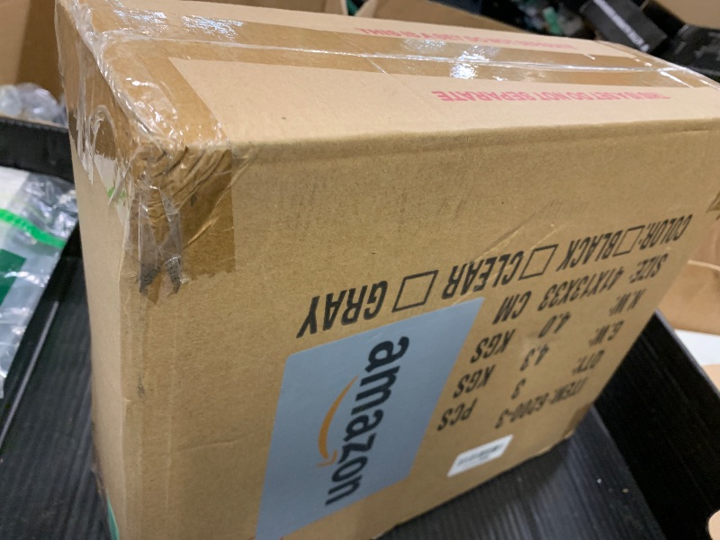 Photo 1 of 3 Pack Clear Storage Bins with Lids, Storage Containers with Magnetic Door, Stackable Acrylic Display Case for Handbags, Cosmetic, Multifunctional Storage Boxes for Dorm, Living Room, Bedroom Storage