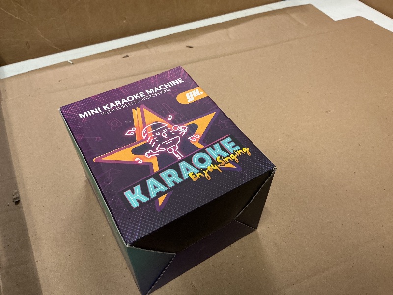 Photo 1 of YLL Karaoke Machine for Kids, Portable Mini Speaker with 2 Wireless Microphones, 2026 TOP Kids Gifts for Girls Ages 3, 4, 5, 6, 7, 8, 9, 10, 12 +Years Old, 4-12th Birthday Present Toy Party (Purple)