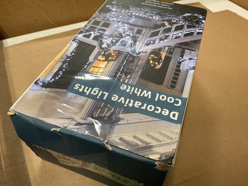 Photo 1 of 1500 LED 470FT Christmas Lights Outdoor,12 Lighting Modes Christmas String Lights with Timer, Dimmable Cool White LED String Light Waterproof for Outside Yard Tree Patio Xmas Party Holiday Decorations