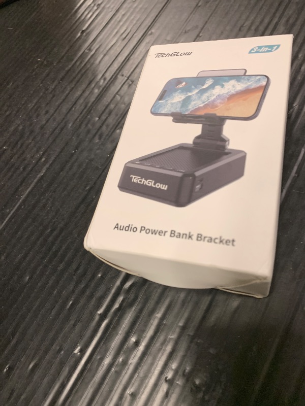 Photo 1 of TechGlow Foldable Cellphone Stand with Bluetooth Speaker and Charging Function Birthday Gifts for Men Women Mother Father Boy Girl Teens Cool Tech Gadgets