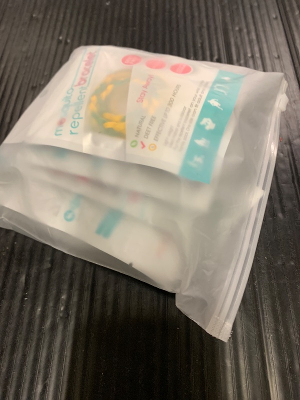 Photo 1 of 12 Pack Mosquito Repellent Bracelets, Individually Wrapped PU Leather Insect & Bug Repellent Wrist Bands for Kids & Adults Outdoor Camping Fishing Traveling