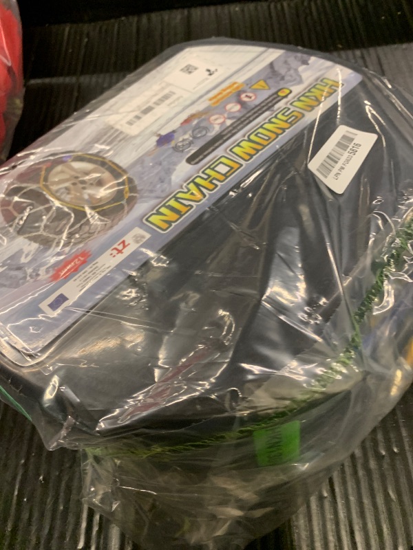 Photo 1 of Auto Tightening Snow Chains Tire Chains For Cars Suv Pickup Trucks - Auto Tightening 1 Min Quick Fit AND Easy Installation, Reusable Universal Emergency Traction Snow Chains - Set of 2?HKN140?