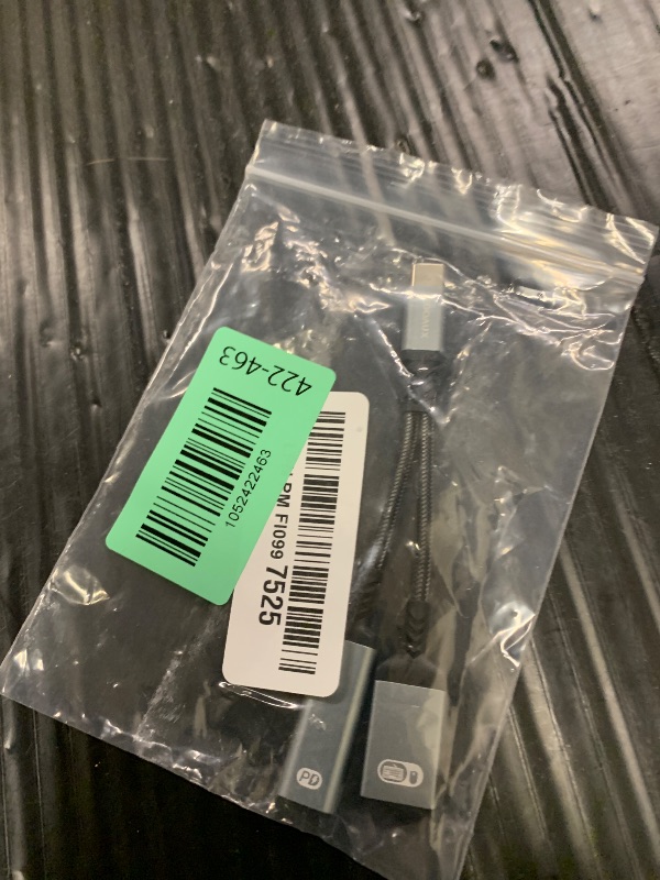 Photo 1 of 2-in-1 USB C OTG Adapter and Charger, Type C OTG Charging Adapter with 60W PD Fast Charging, USB C Splitter OTG Cable Compatible with iPad, iPhone 15 16 17, Samsung, Pixel, Chromecast