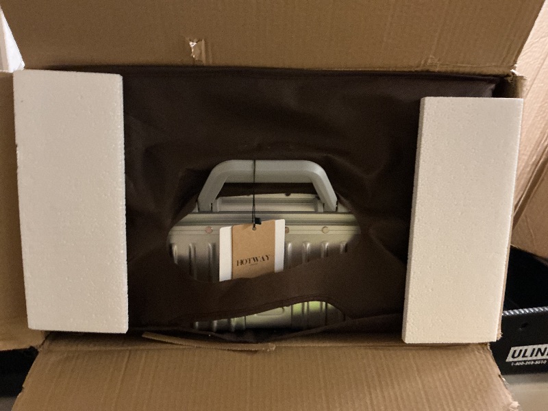 Photo 1 of HotWay 28 Inch Checked in Luggage with Aluminum Frame,PC Hard Shell Suitcase with Spinner Wheels and TSA Lock, Large Suitcase for Business Travel