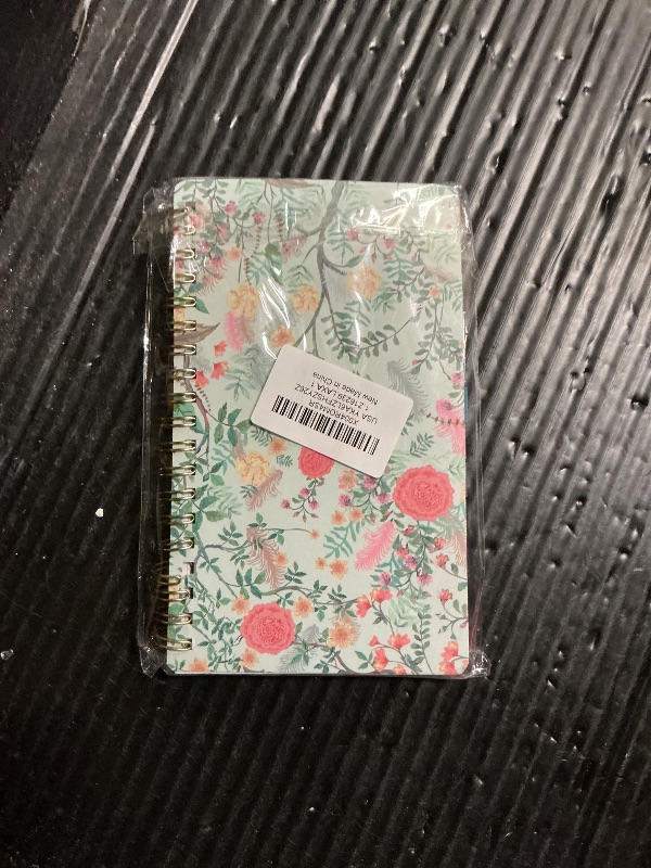 Photo 1 of 2026 Pocket Calendar - 2026 Pocket Planner for Purse, Jan. 2026 - Dec. 2026 Planner Weekly and Monthly, 4.1'' × 6.8'', 12 Months Tabs, Strong Twin-wire Binding, Floral Cover