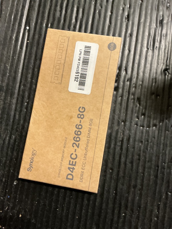 Photo 1 of Synology RAM DDR4-2666 ECC UDIMM 8GB (D4EC-2666-8G)