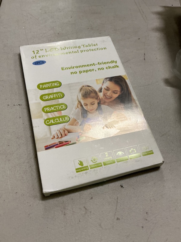 Photo 1 of [2 Pack] Genialba LCD Writing Tablet 12-Inch Colorful Doodle Board, Toddler Learning Educational Toys Gifts for 3-8 Years Old Girls and Boys, Electronic Drawing Pad for Kids (Pink&Black)