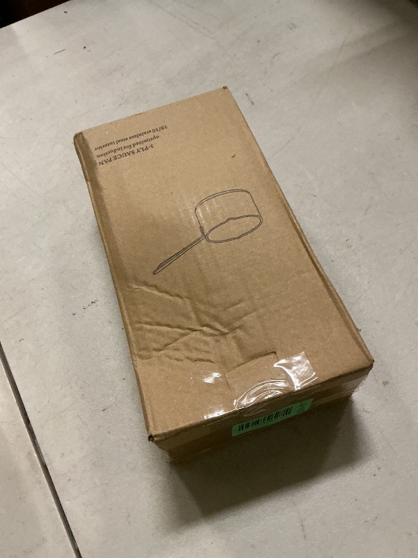 Photo 1 of IMEEA Milk Butter Warmer Mini Butter Melting Pot Coffee Maker with Dual Pour Spout 18/10 Tri-Ply Stainless Steel (20oz/600ml)