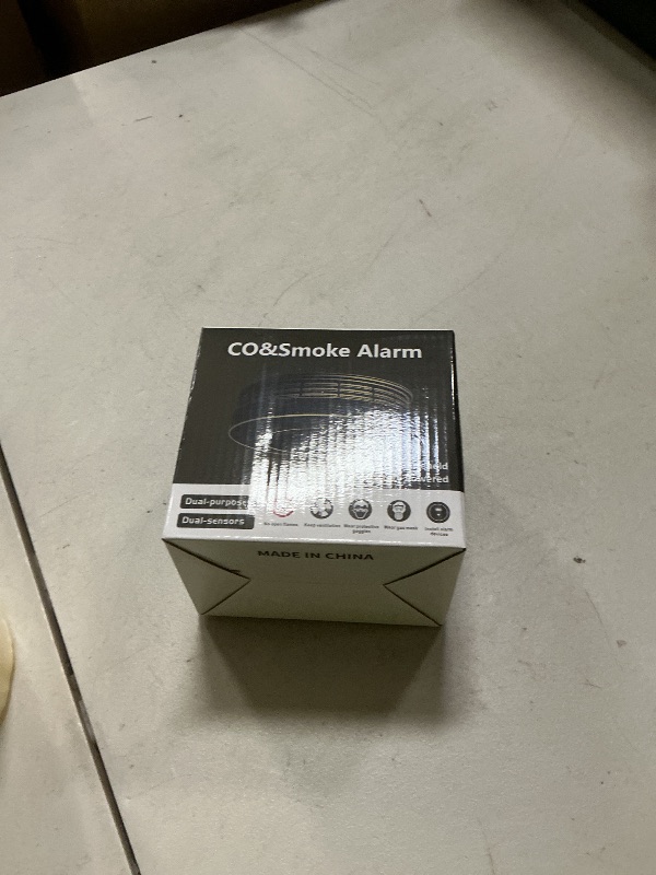 Photo 1 of 2-Pack,  Alarm and Carbon Monoxide Detector, Carbon Monoxide and Smoke Detectors with LCD Display, Battery Powered, Easy to Install