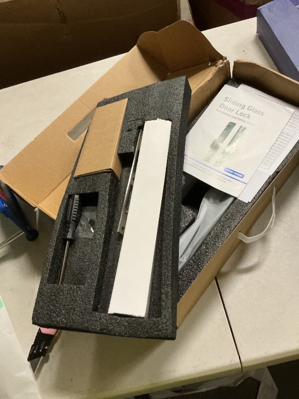 Photo 1 of Sliding Door Smart Lock, Sliding Glass Door Lock with Fingerprint, Smart Mortise Lock with APP IC Card Code Keys, Patio Door Double Hook 2085 Mortise Lock Set with Handle