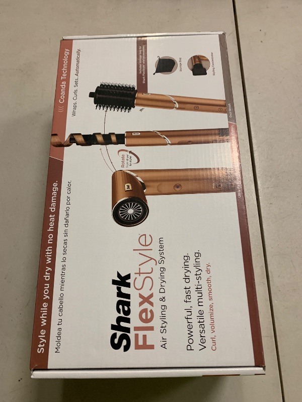 Photo 1 of Shark FlexStyle® (Special Edition) | Air Styling & Drying System | Powerful Hair Dryer Brush & Multi-Styler | Auto-Wrap Curlers, Oval Brush, Concentrator, & Storage Bag Included | Copper | HD433CP
