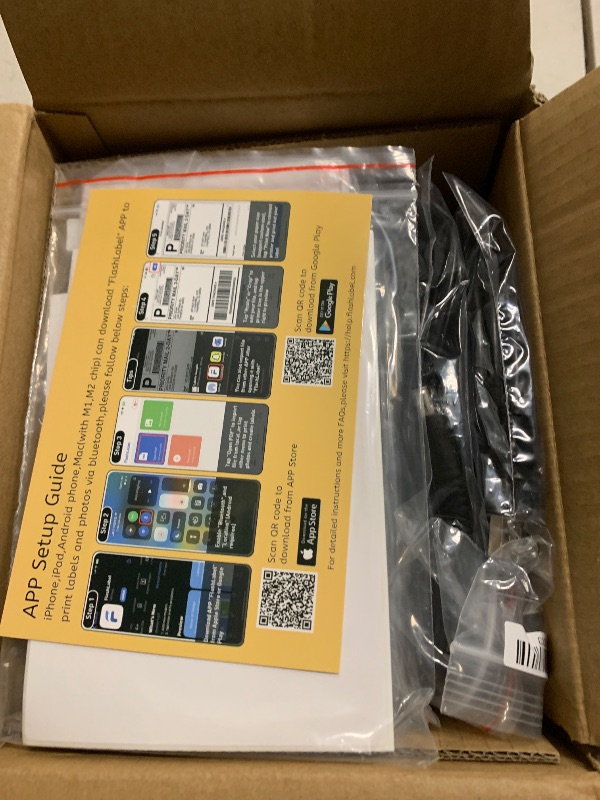 Photo 1 of Anycash Bluetooth Thermal Label Printer, Wireless 4x6 Shipping Label Printers for Small Business, Compatible with Android&iOS and Windows, Address Label Printer for Amazon, Ebay, Shopify, Etsy, USPS