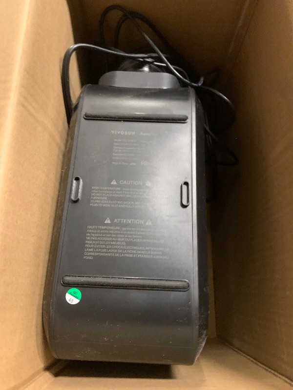 Photo 1 of VIVOSUN AeroFlux Smart Grow Tent Heater with Thermostat, 700W PTC Heating, Compact & Portable with VPD, APP Control & Overheat Protection, Included Extension Hose for Grow Tents, Rooms, Greenhouses